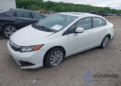 2012 Honda Civic Ex z USA, uszkodzony, nr VIN 19XFB2F8XCE031037